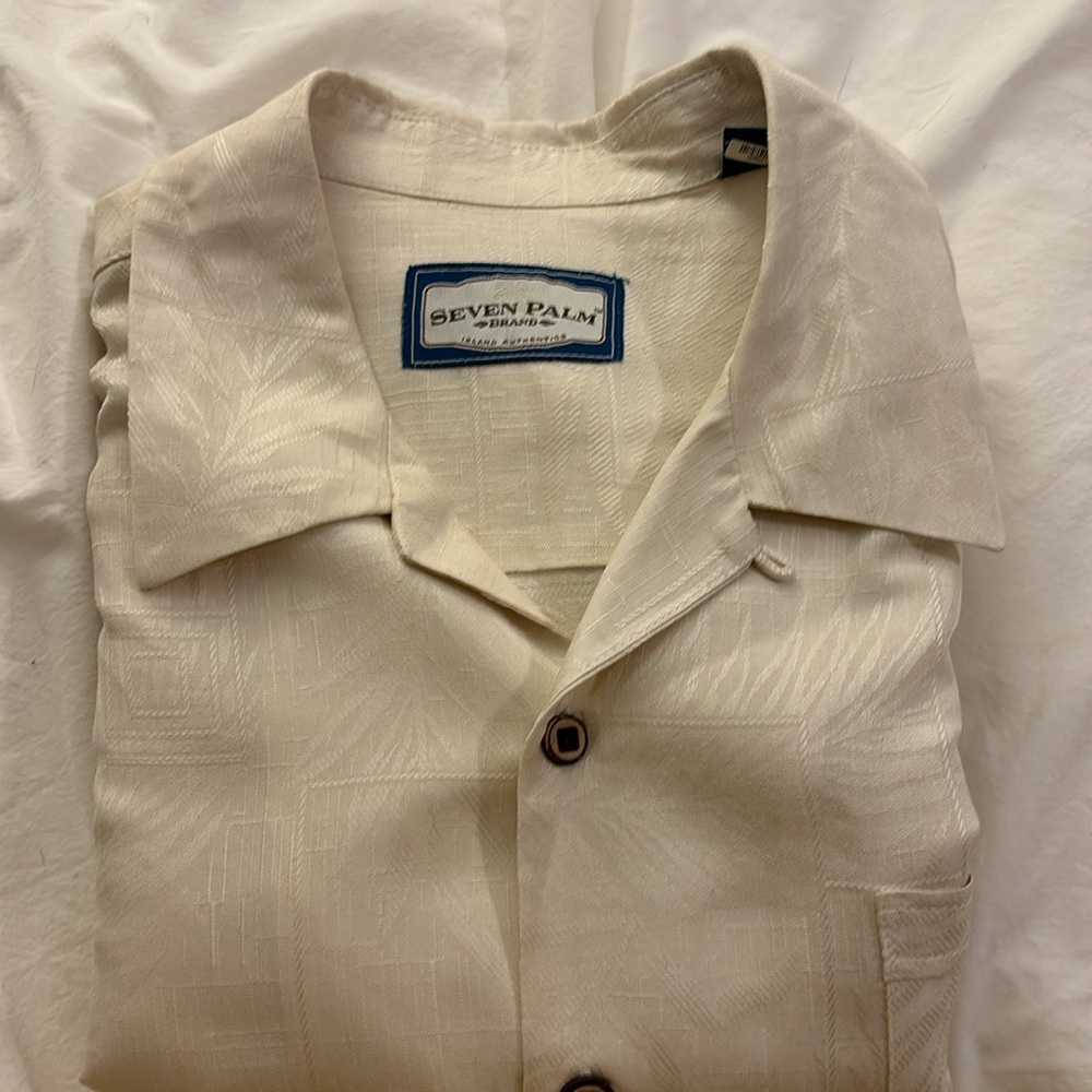Seven Palm Hawaiian Shirt (XL) EUC